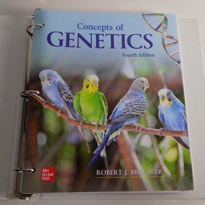 Concepts of Genetics 4th Edition Robert J Brooker College Textbook